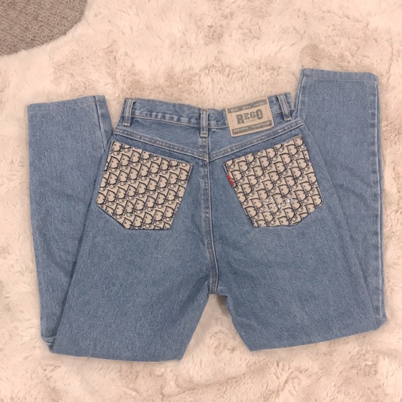 Vintage Dior Rego Reworked High-rise High Waisted Jeans - Picture 9 of 13